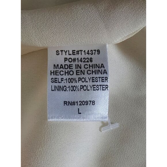 ENTRO Orange & Pink Boho Style Tassel Print Flowy Halter Top Size Large - Picture 6 of 9